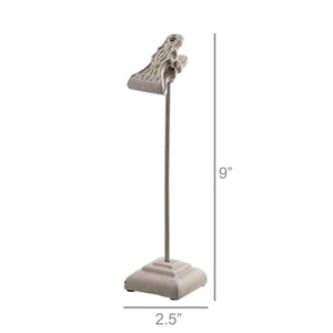 Sophia Clip on Stand - White LG