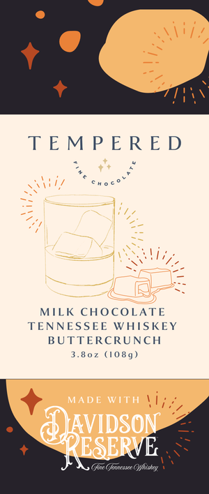 Milk Chocolate Tennessee Whiskey Buttercrunch Bar